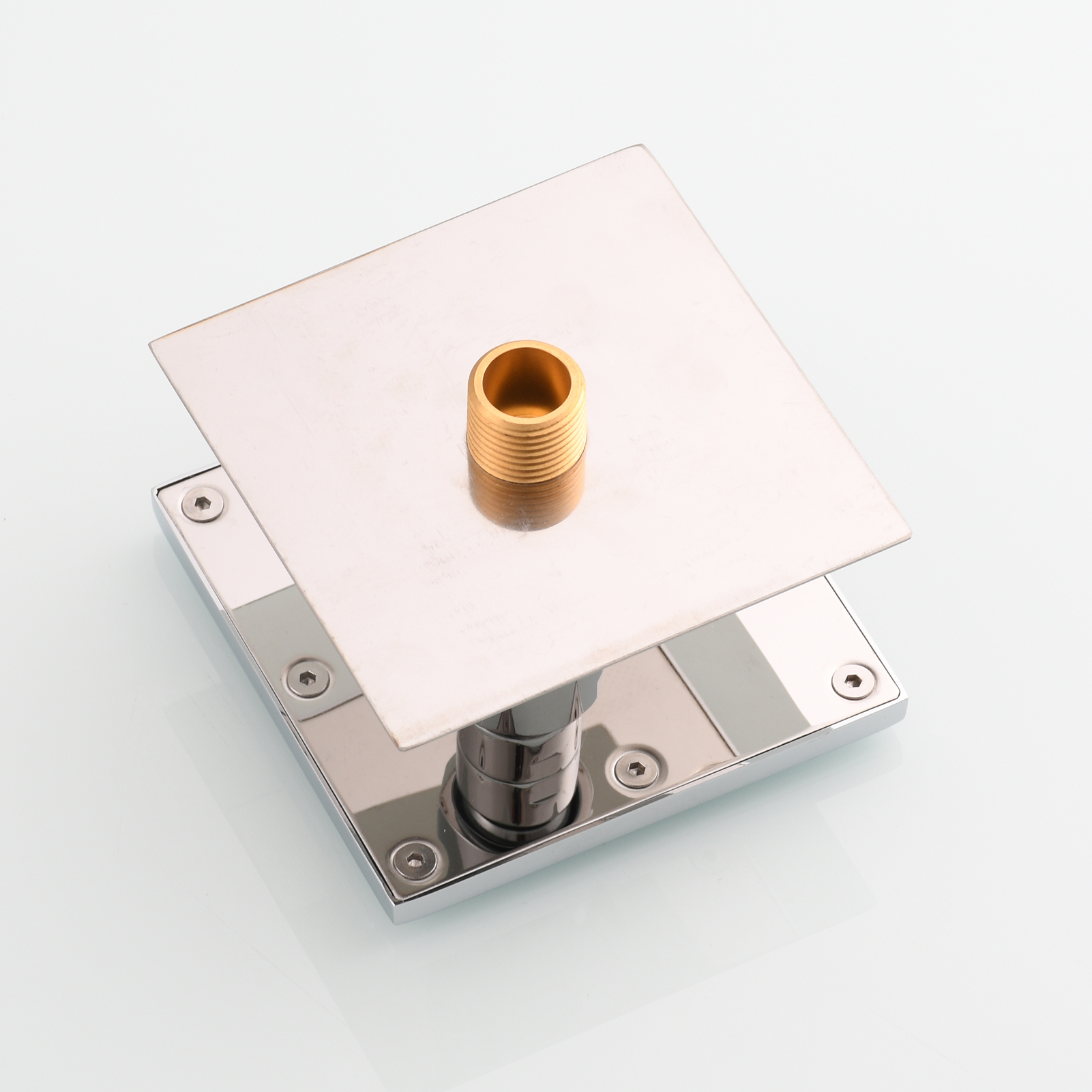 Tecmolog Brass Shower Body Spray Jets Wall Mount Flow Square Shower Jets and 360° Rotation
