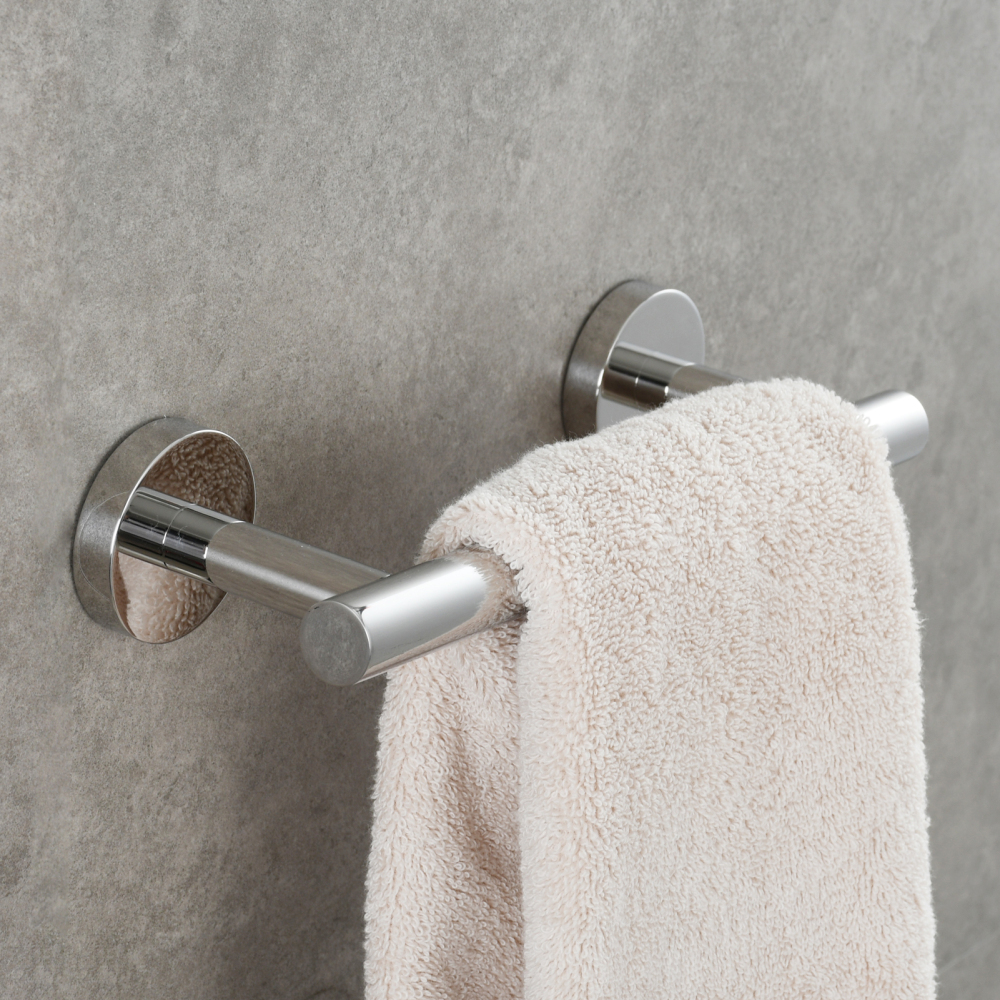 Tecmolog Wall Mount Paper Holder Rack,Bathroom Toilet Roll Paper Holder with Drilling Installation