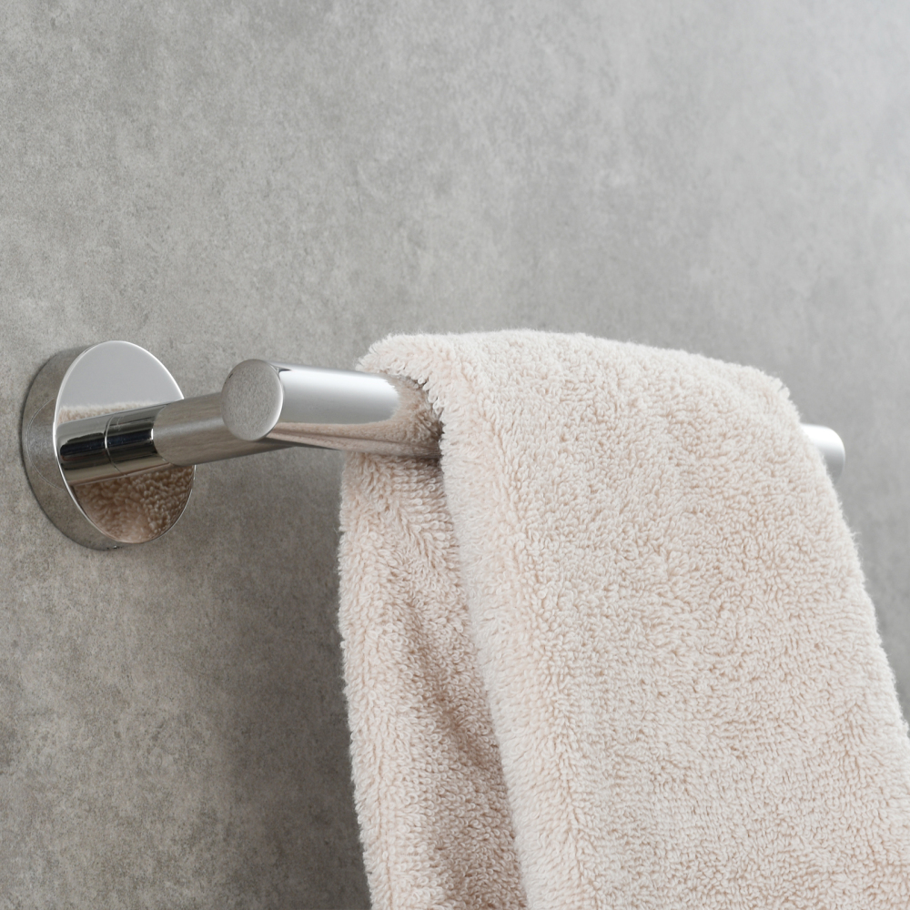 Tecmolog Wall Mount Paper Holder Rack,Bathroom Toilet Roll Paper Holder with Drilling Installation