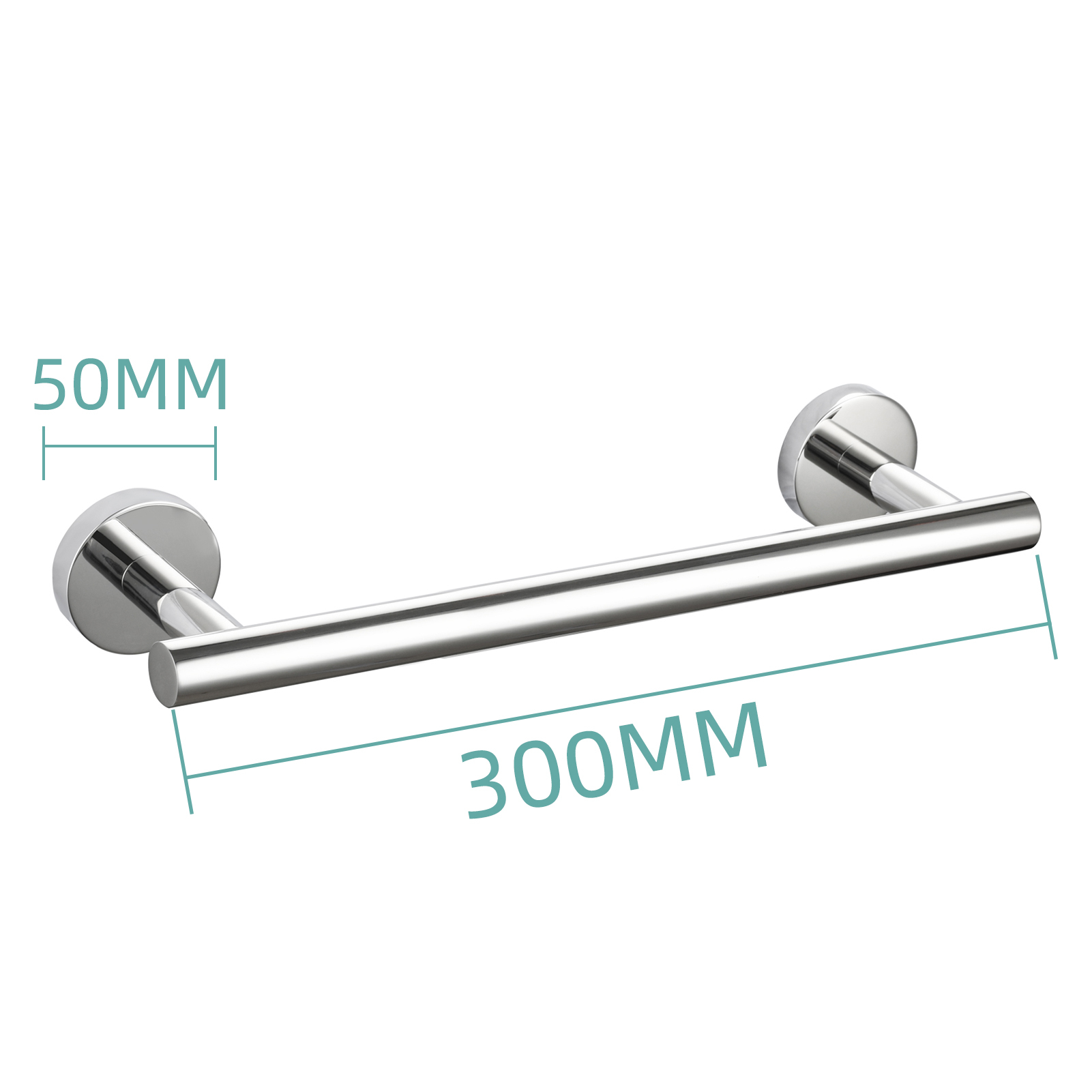 Tecmolog Wall Mount Paper Holder Rack,Bathroom Toilet Roll Paper Holder with Drilling Installation