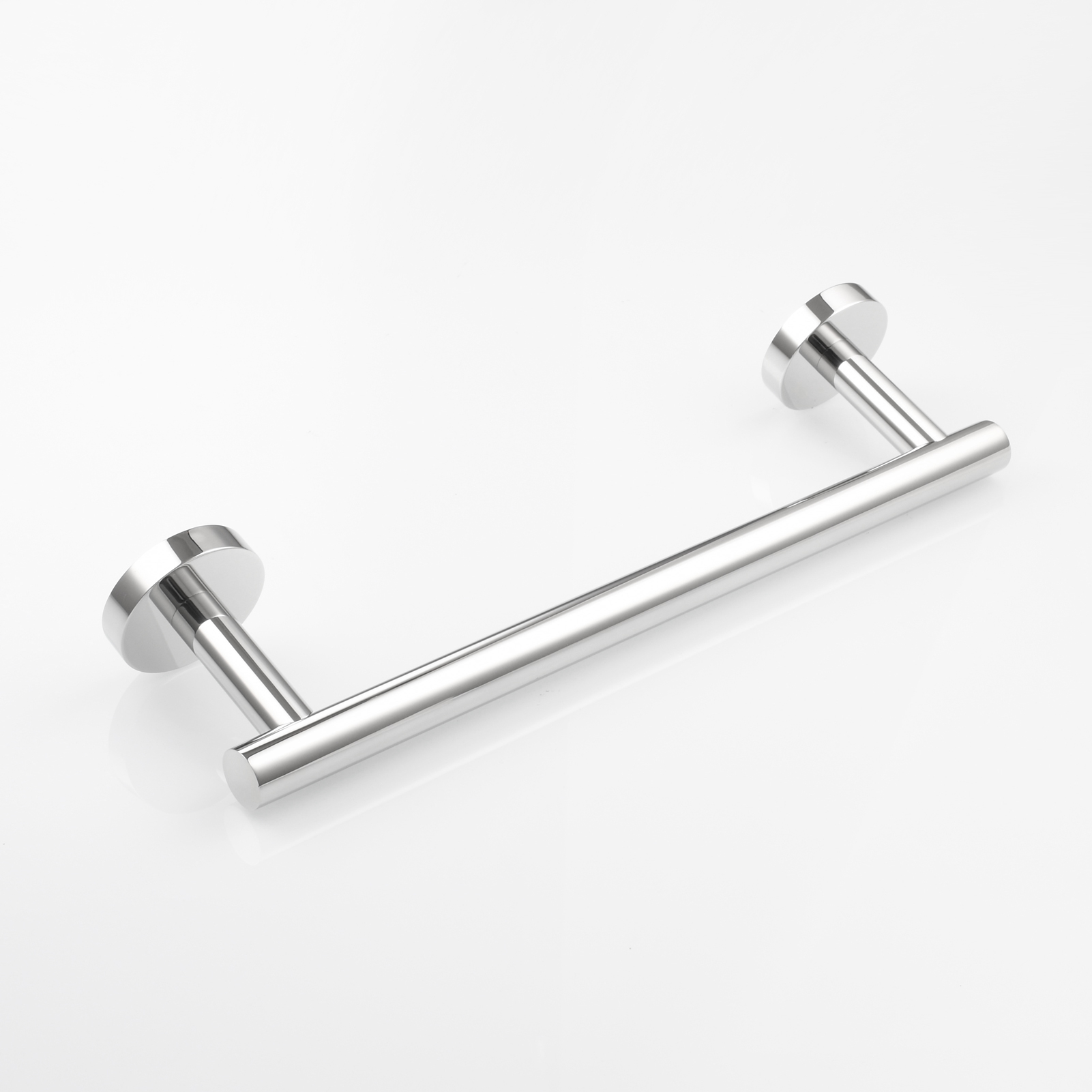 Tecmolog Wall Mount Paper Holder Rack,Bathroom Toilet Roll Paper Holder with Drilling Installation