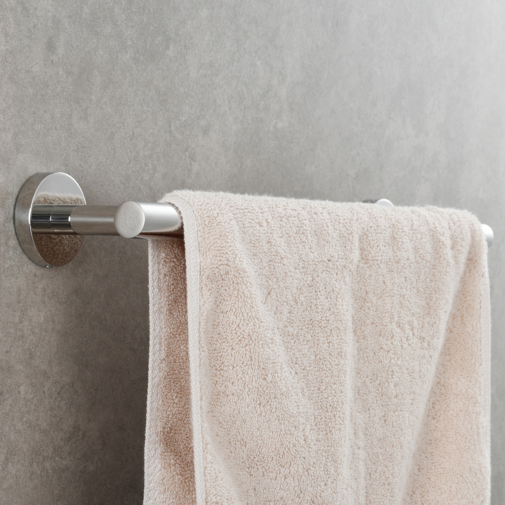 Tecmolog Wall Mount Paper Holder Rack,Bathroom Toilet Roll Paper Holder with Drilling Installation