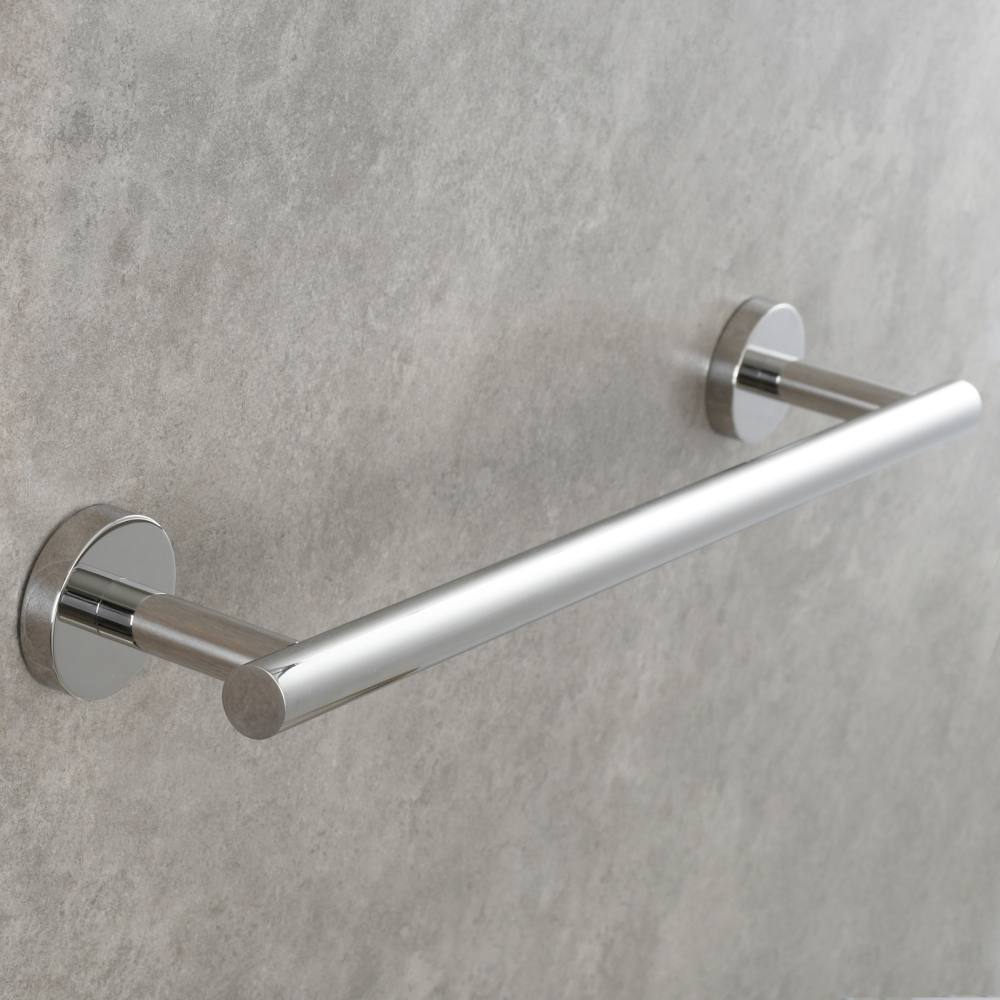 Tecmolog Wall Mount Paper Holder Rack,Bathroom Toilet Roll Paper Holder with Drilling Installation