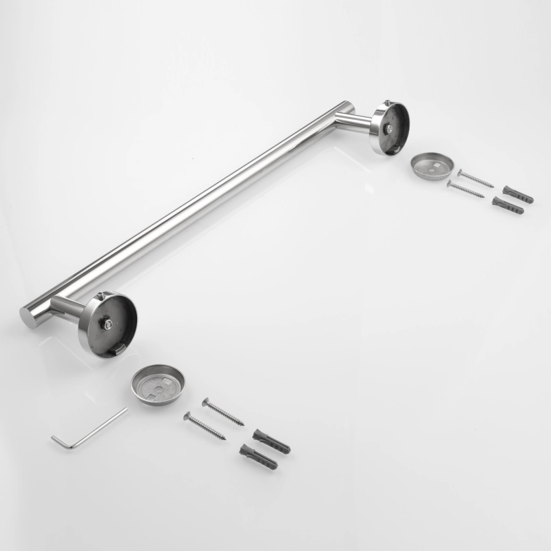 Tecmolog Wall Mount Paper Holder Rack,Bathroom Toilet Roll Paper Holder with Drilling Installation
