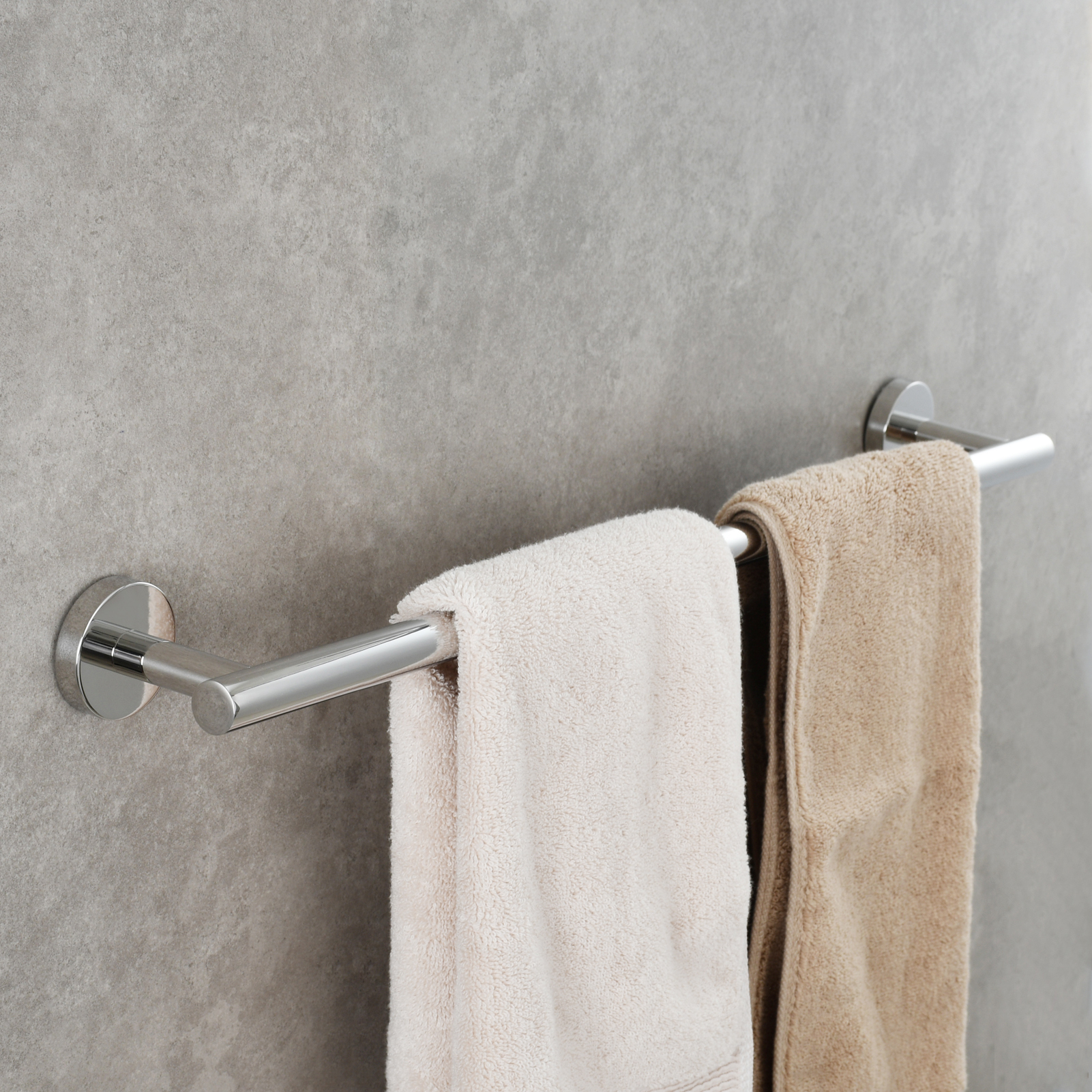 Tecmolog Wall Mount Paper Holder Rack,Bathroom Toilet Roll Paper Holder with Drilling Installation