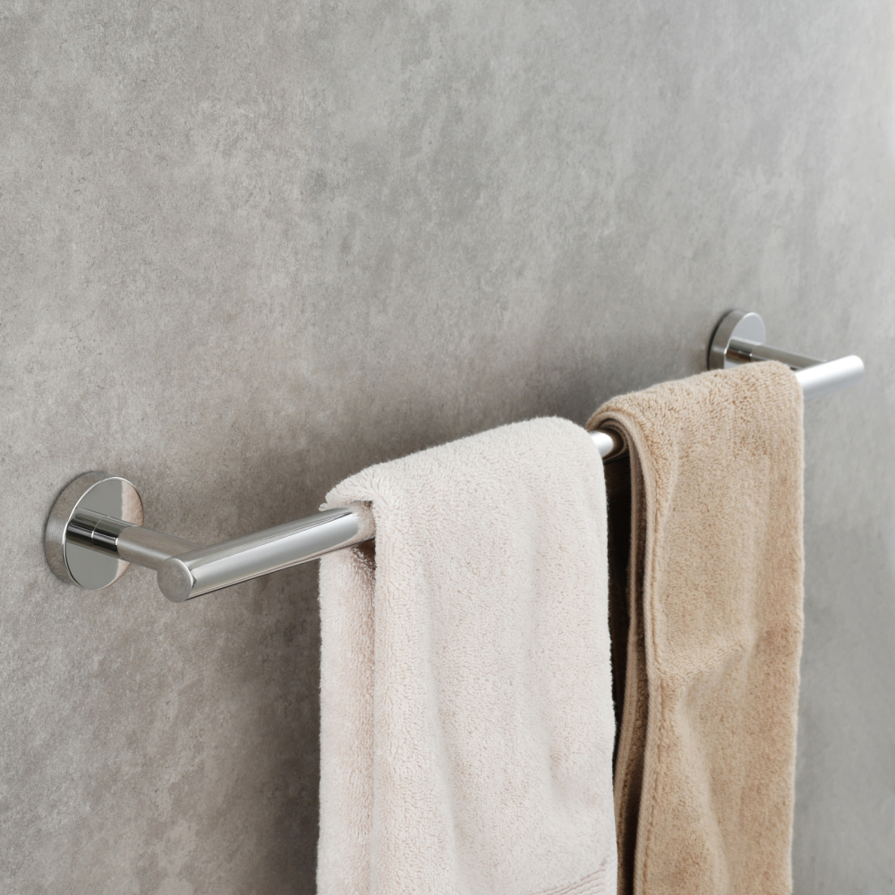 Tecmolog Wall Mount Paper Holder Rack,Bathroom Toilet Roll Paper Holder with Drilling Installation