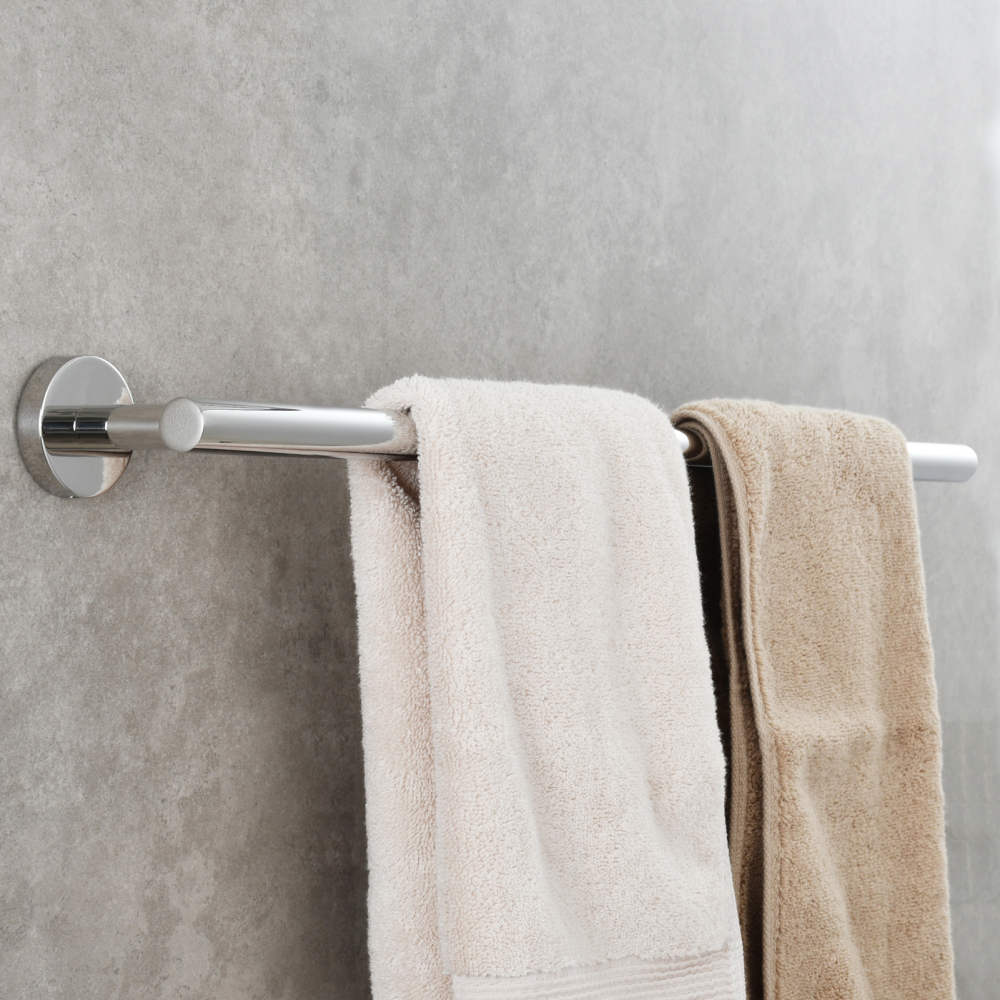 Tecmolog Wall Mount Paper Holder Rack,Bathroom Toilet Roll Paper Holder with Drilling Installation