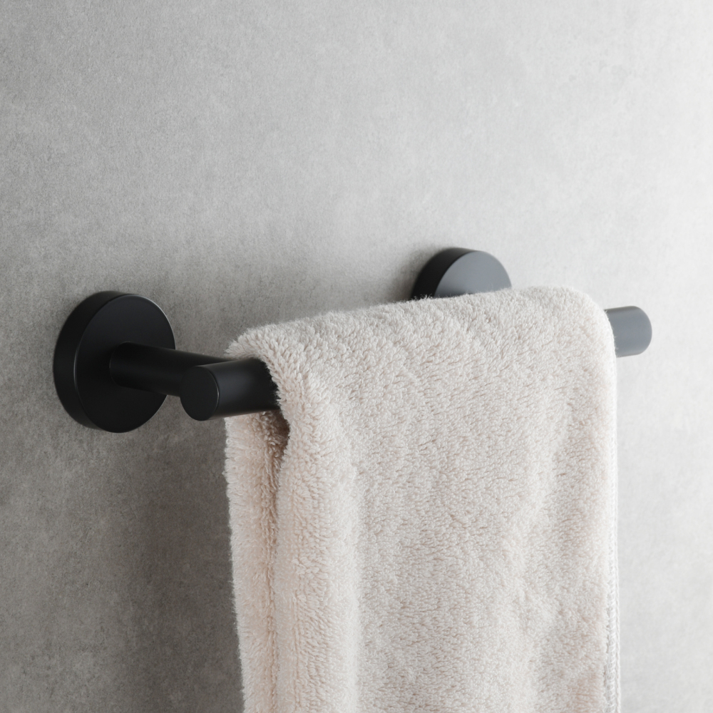 Tecmolog Wall Mount Paper Holder Rack,Bathroom Toilet Roll Paper Holder with Drilling Installation