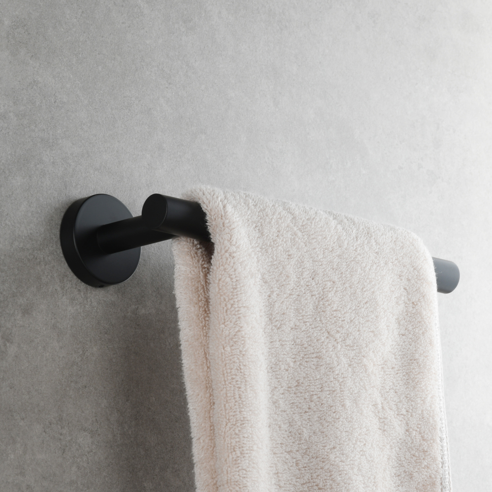 Tecmolog Wall Mount Paper Holder Rack,Bathroom Toilet Roll Paper Holder with Drilling Installation