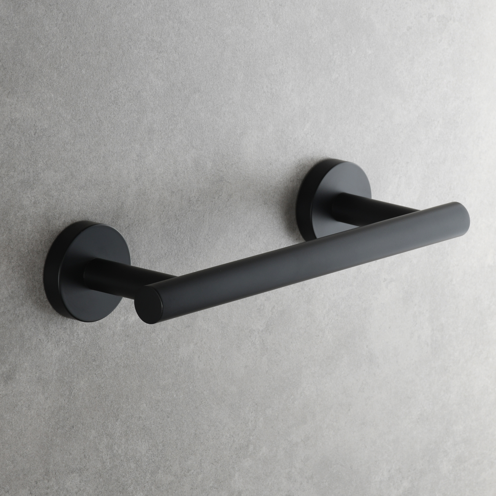 Tecmolog Wall Mount Paper Holder Rack,Bathroom Toilet Roll Paper Holder with Drilling Installation