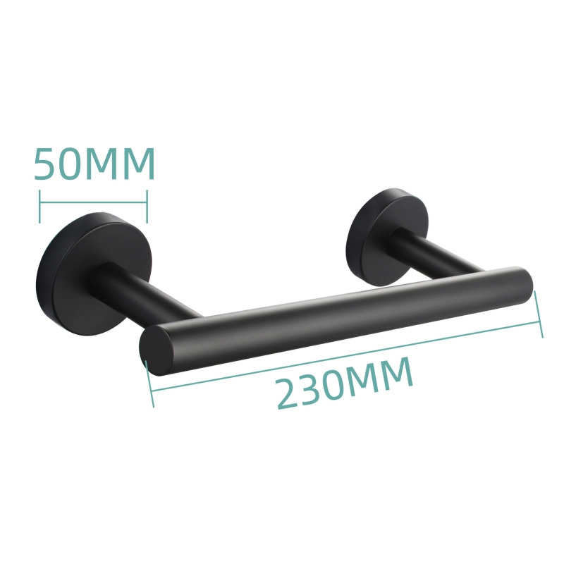 Tecmolog Wall Mount Paper Holder Rack,Bathroom Toilet Roll Paper Holder with Drilling Installation