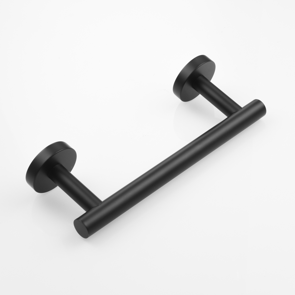 Tecmolog Wall Mount Paper Holder Rack,Bathroom Toilet Roll Paper Holder with Drilling Installation