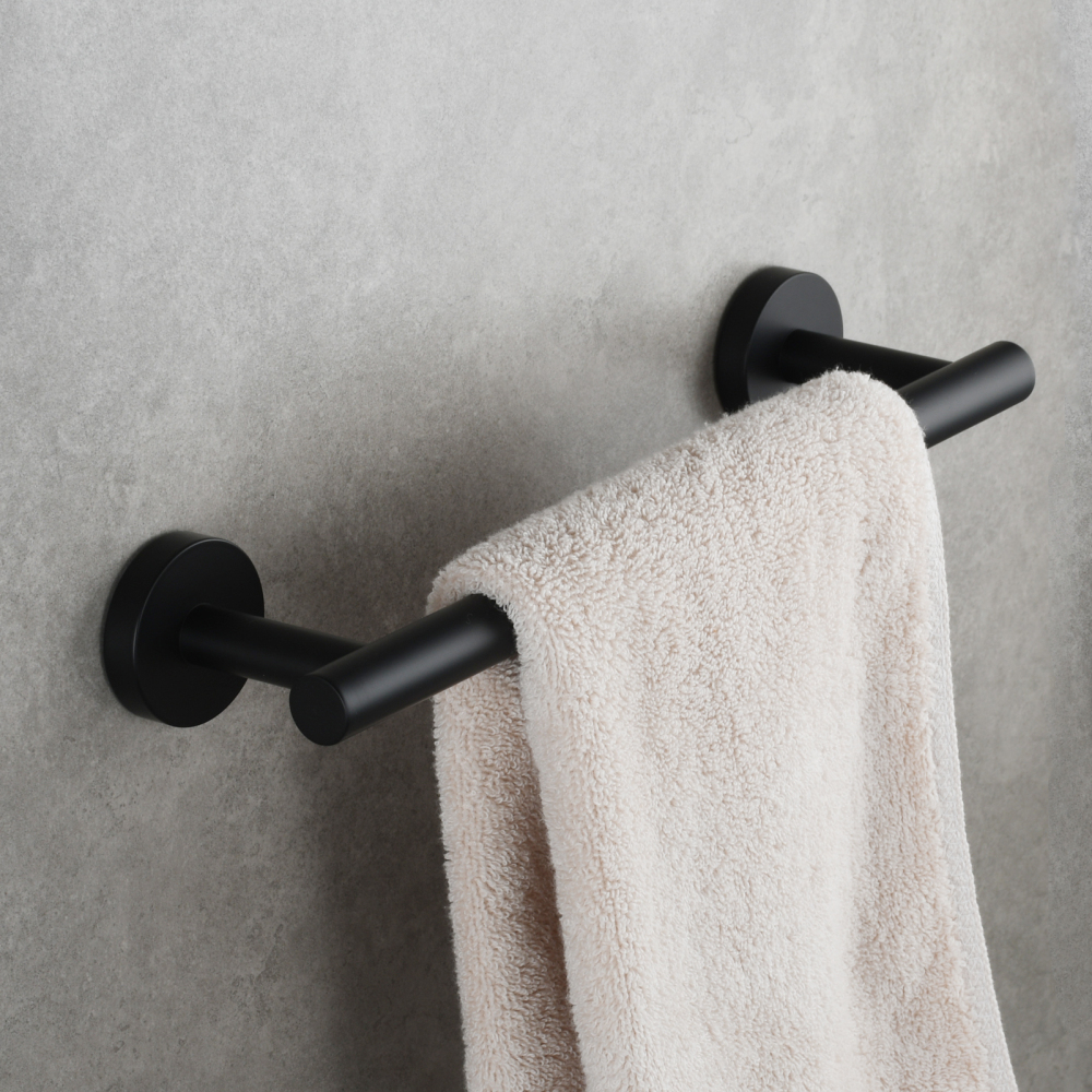 Tecmolog Wall Mount Paper Holder Rack,Bathroom Toilet Roll Paper Holder with Drilling Installation