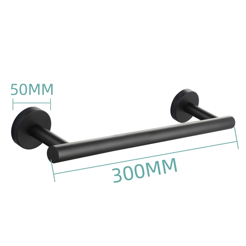 Tecmolog Wall Mount Paper Holder Rack,Bathroom Toilet Roll Paper Holder with Drilling Installation