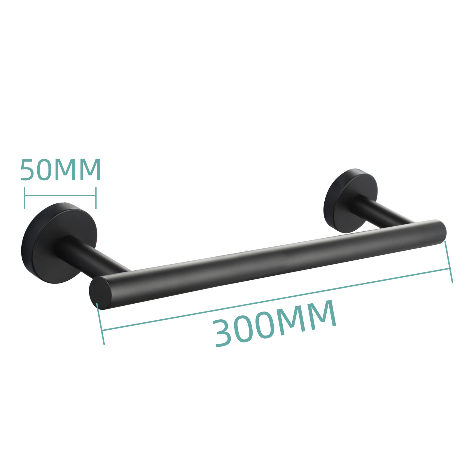 Tecmolog Wall Mount Paper Holder Rack,Bathroom Toilet Roll Paper Holder with Drilling Installation