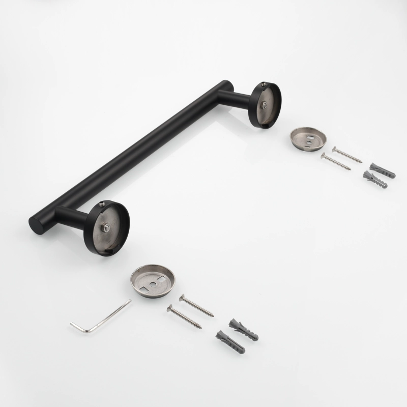 Tecmolog Wall Mount Paper Holder Rack,Bathroom Toilet Roll Paper Holder with Drilling Installation