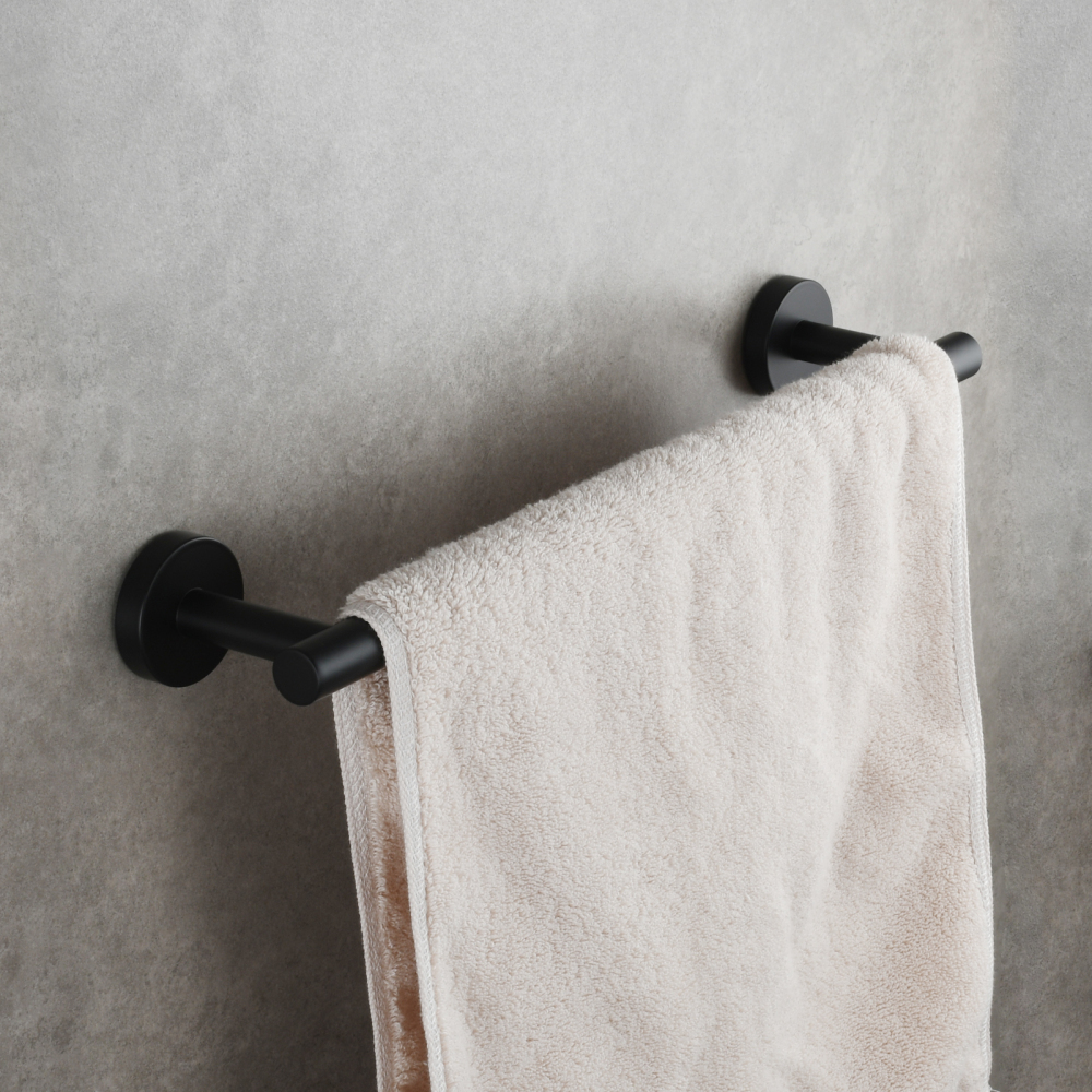 Tecmolog Wall Mount Paper Holder Rack,Bathroom Toilet Roll Paper Holder with Drilling Installation