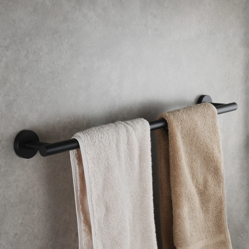 Tecmolog Wall Mount Paper Holder Rack,Bathroom Toilet Roll Paper Holder with Drilling Installation
