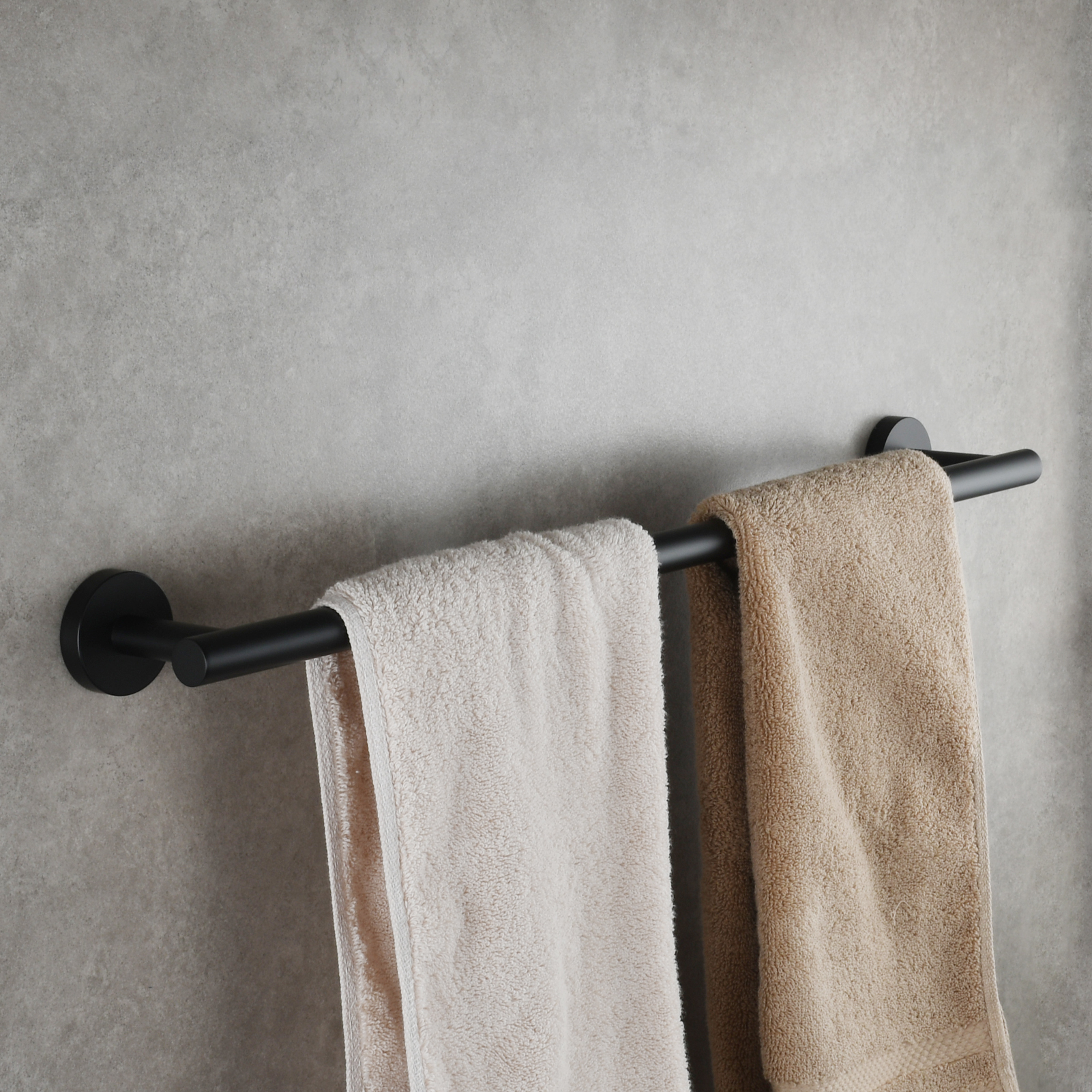 Tecmolog Wall Mount Paper Holder Rack,Bathroom Toilet Roll Paper Holder with Drilling Installation