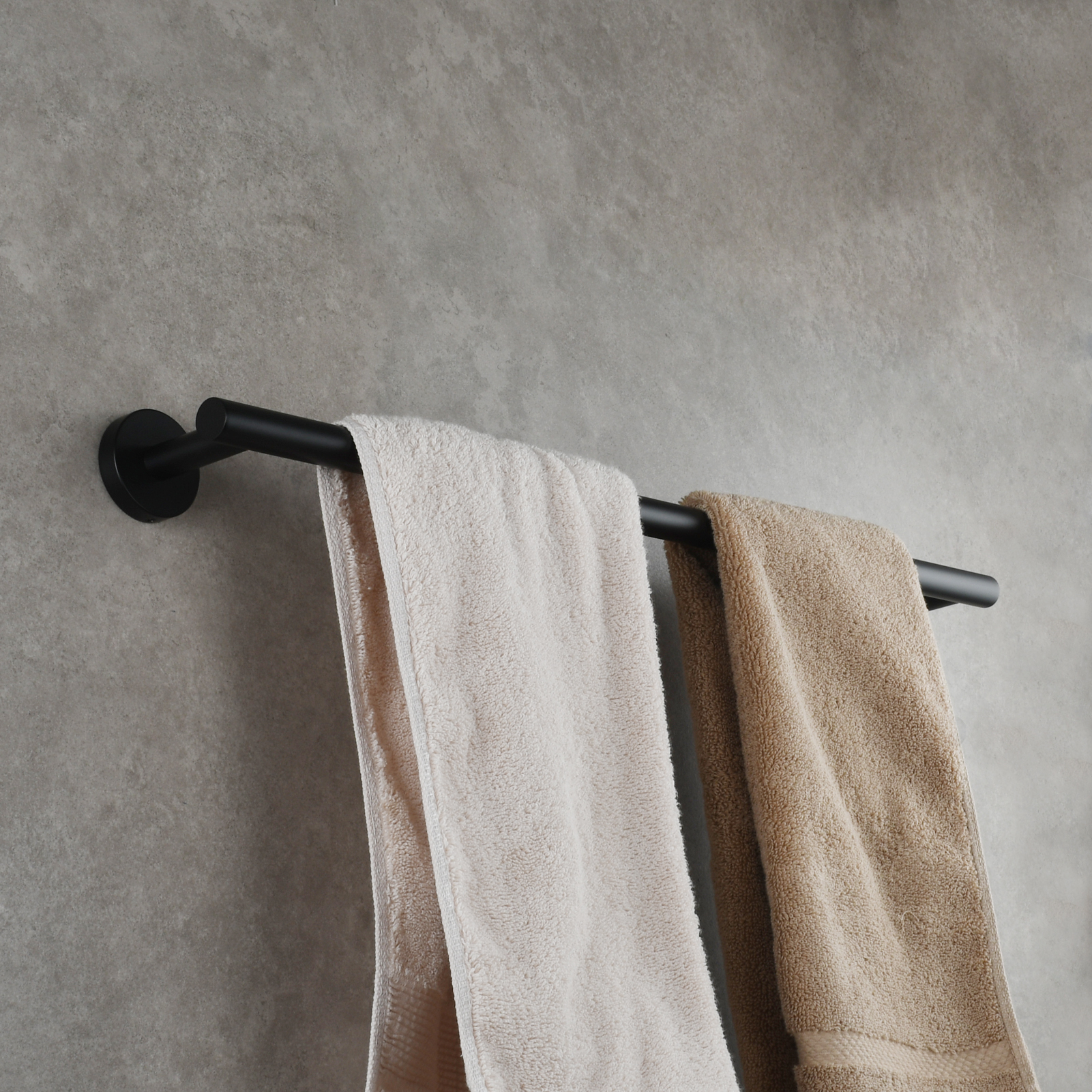 Tecmolog Wall Mount Paper Holder Rack,Bathroom Toilet Roll Paper Holder with Drilling Installation