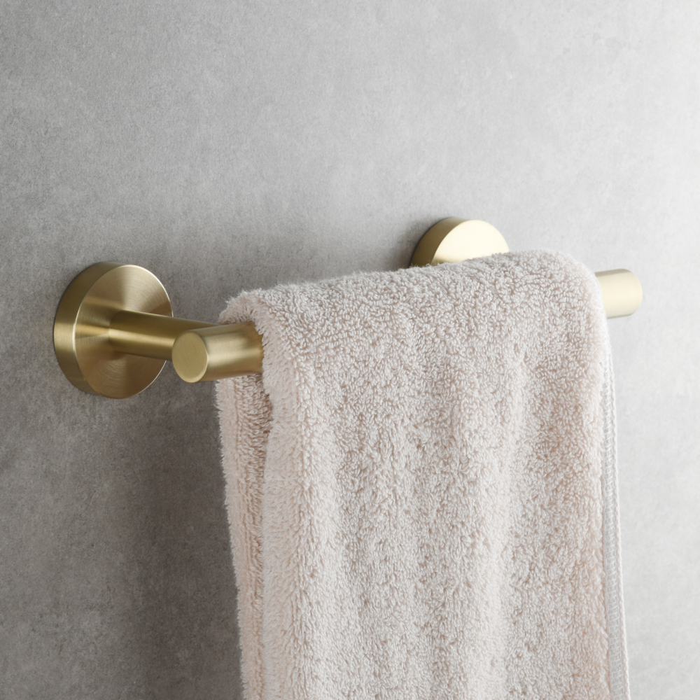 Tecmolog Wall Mount Paper Holder Rack,Bathroom Toilet Roll Paper Holder with Drilling Installation