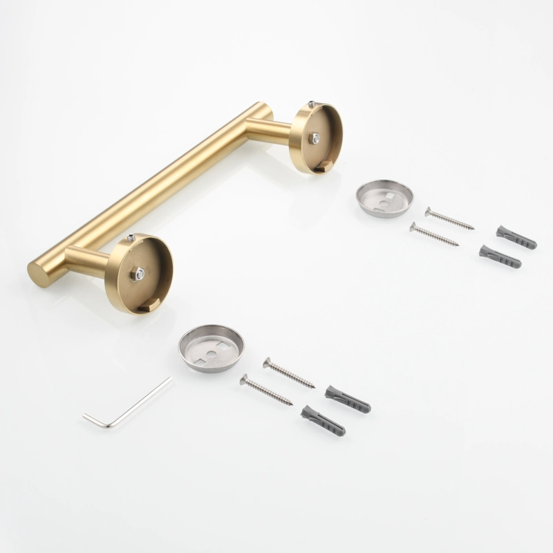 Tecmolog Wall Mount Paper Holder Rack,Bathroom Toilet Roll Paper Holder with Drilling Installation