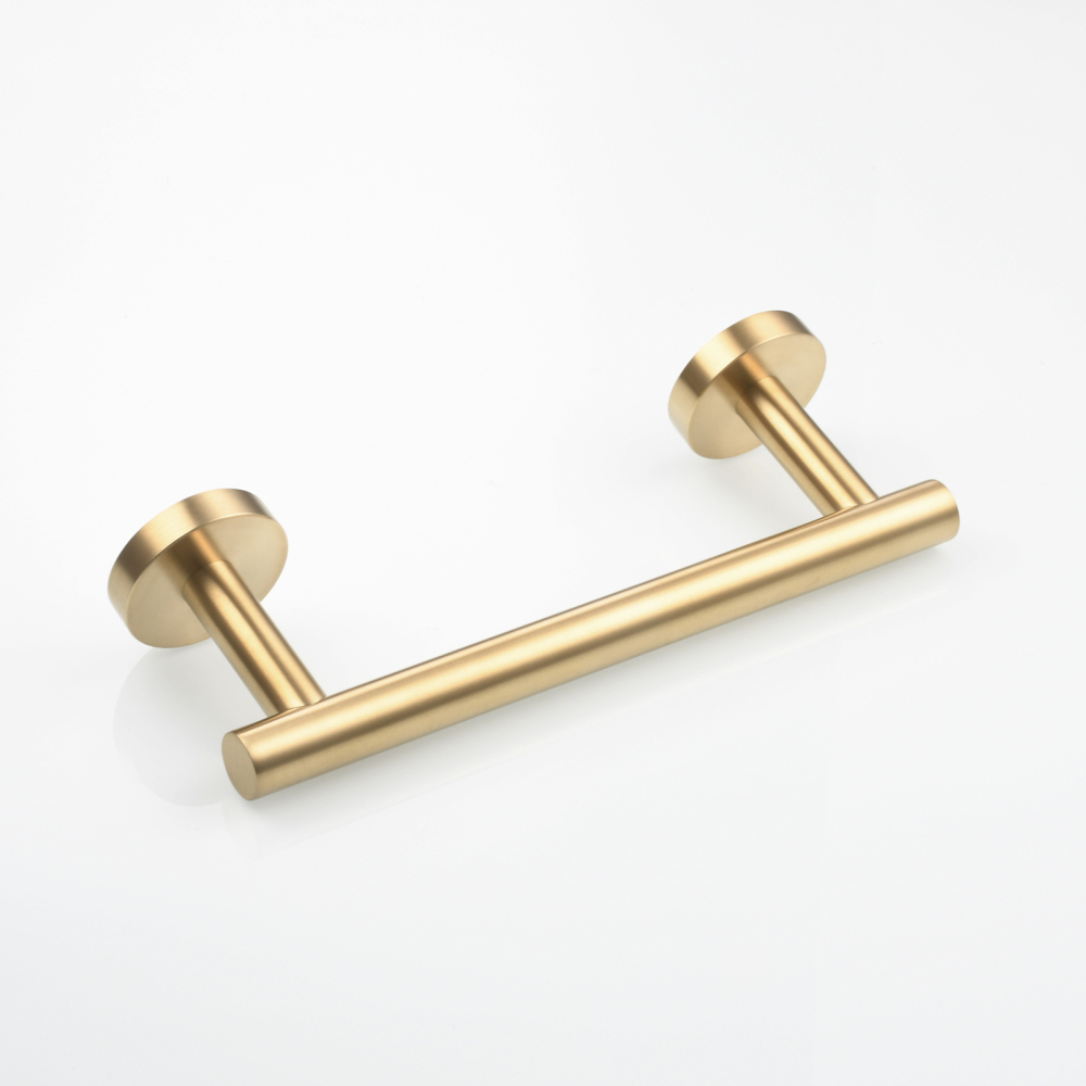 Tecmolog Wall Mount Paper Holder Rack,Bathroom Toilet Roll Paper Holder with Drilling Installation