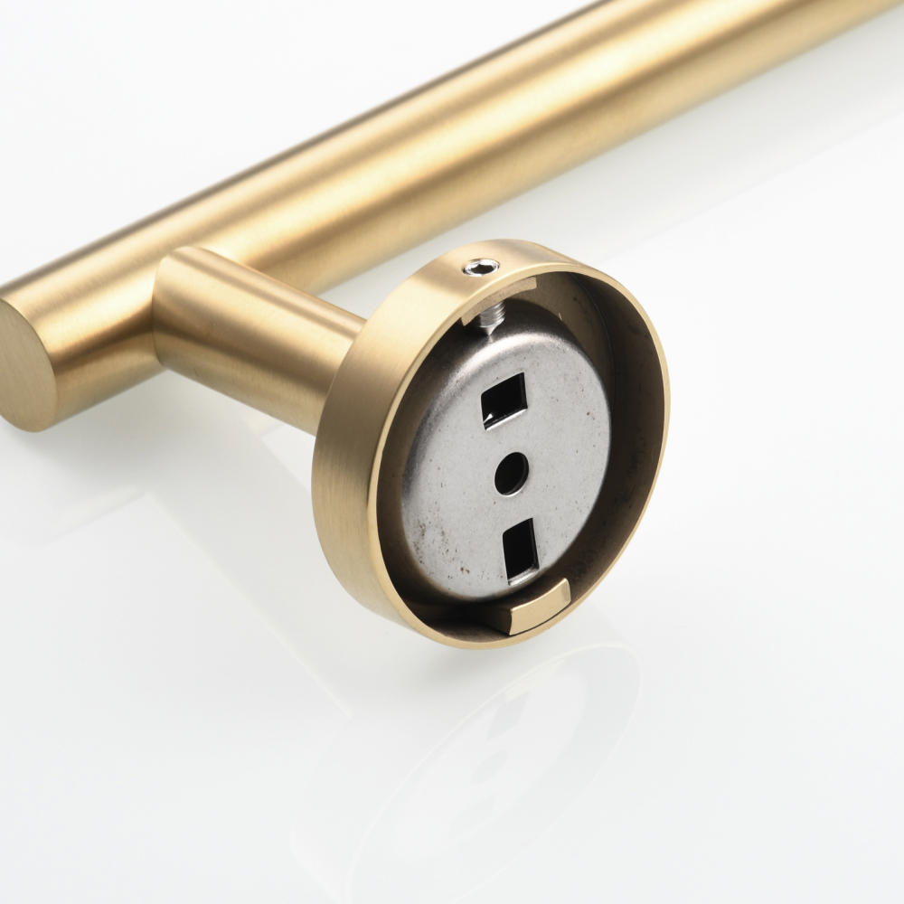 Tecmolog Wall Mount Paper Holder Rack,Bathroom Toilet Roll Paper Holder with Drilling Installation