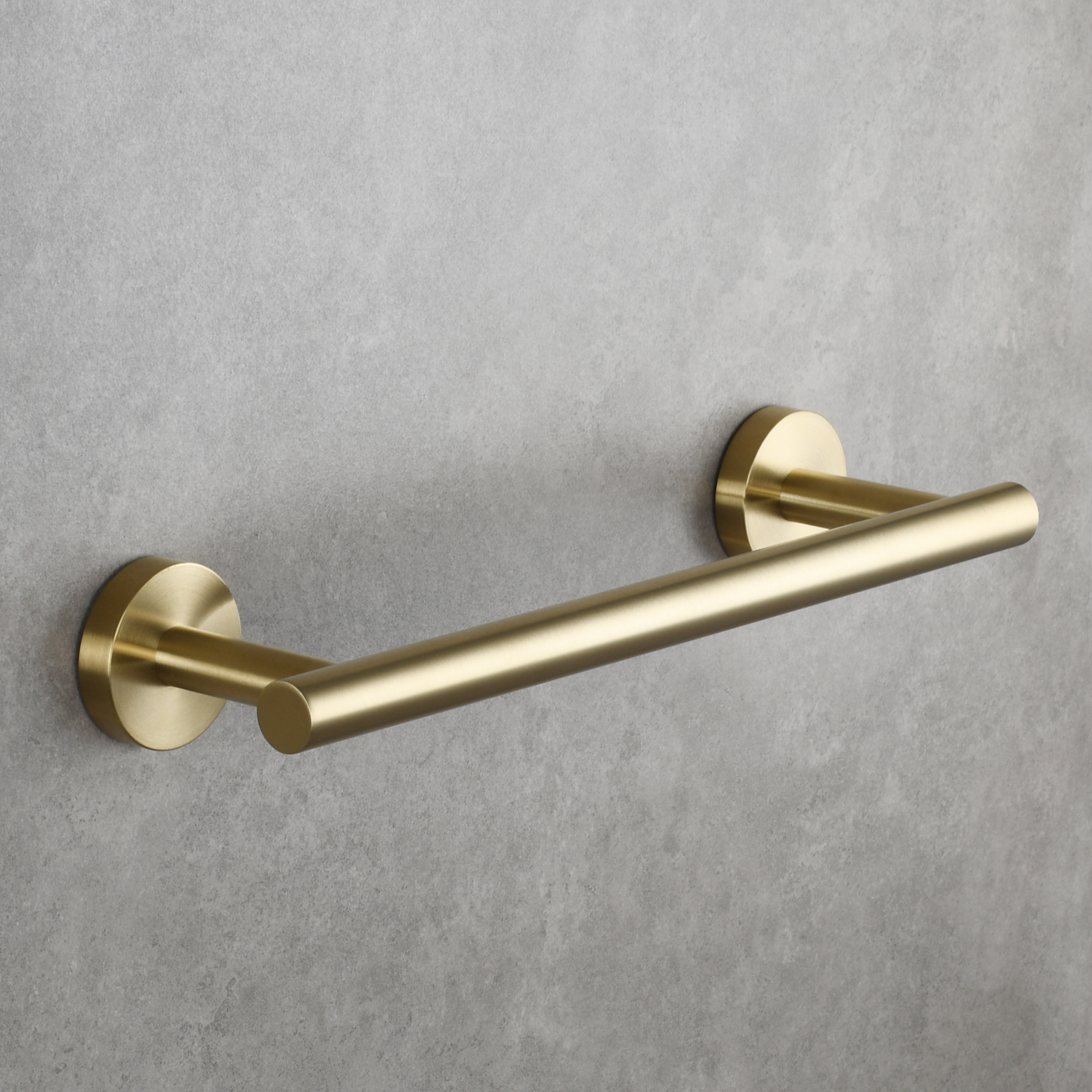 Tecmolog Wall Mount Paper Holder Rack,Bathroom Toilet Roll Paper Holder with Drilling Installation