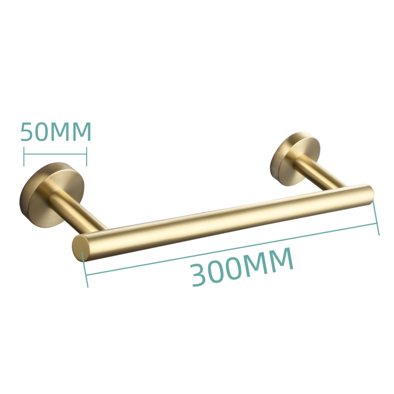 Tecmolog Wall Mount Paper Holder Rack,Bathroom Toilet Roll Paper Holder with Drilling Installation