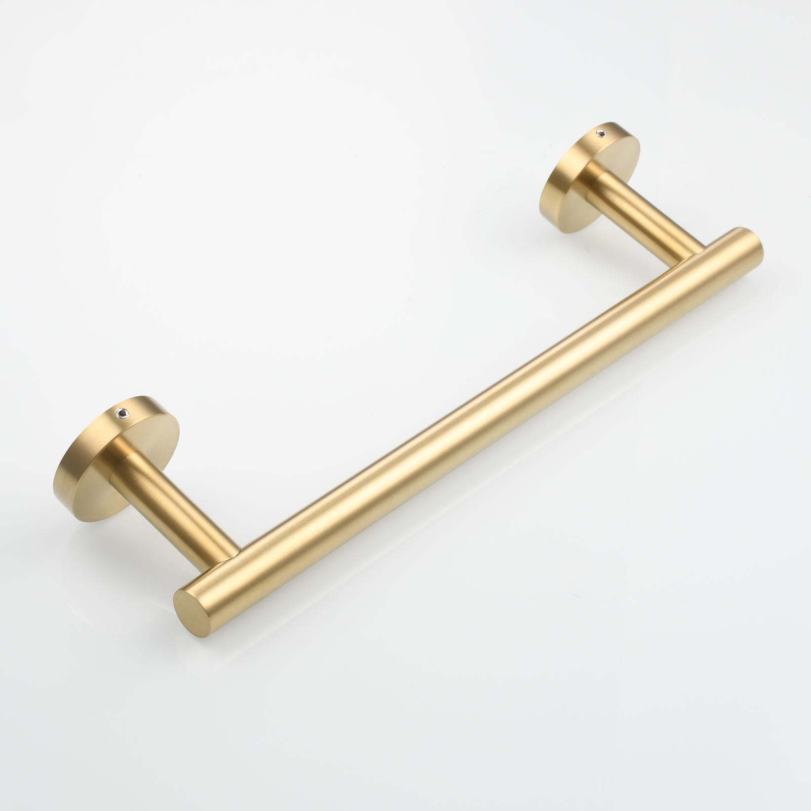 Tecmolog Wall Mount Paper Holder Rack,Bathroom Toilet Roll Paper Holder with Drilling Installation