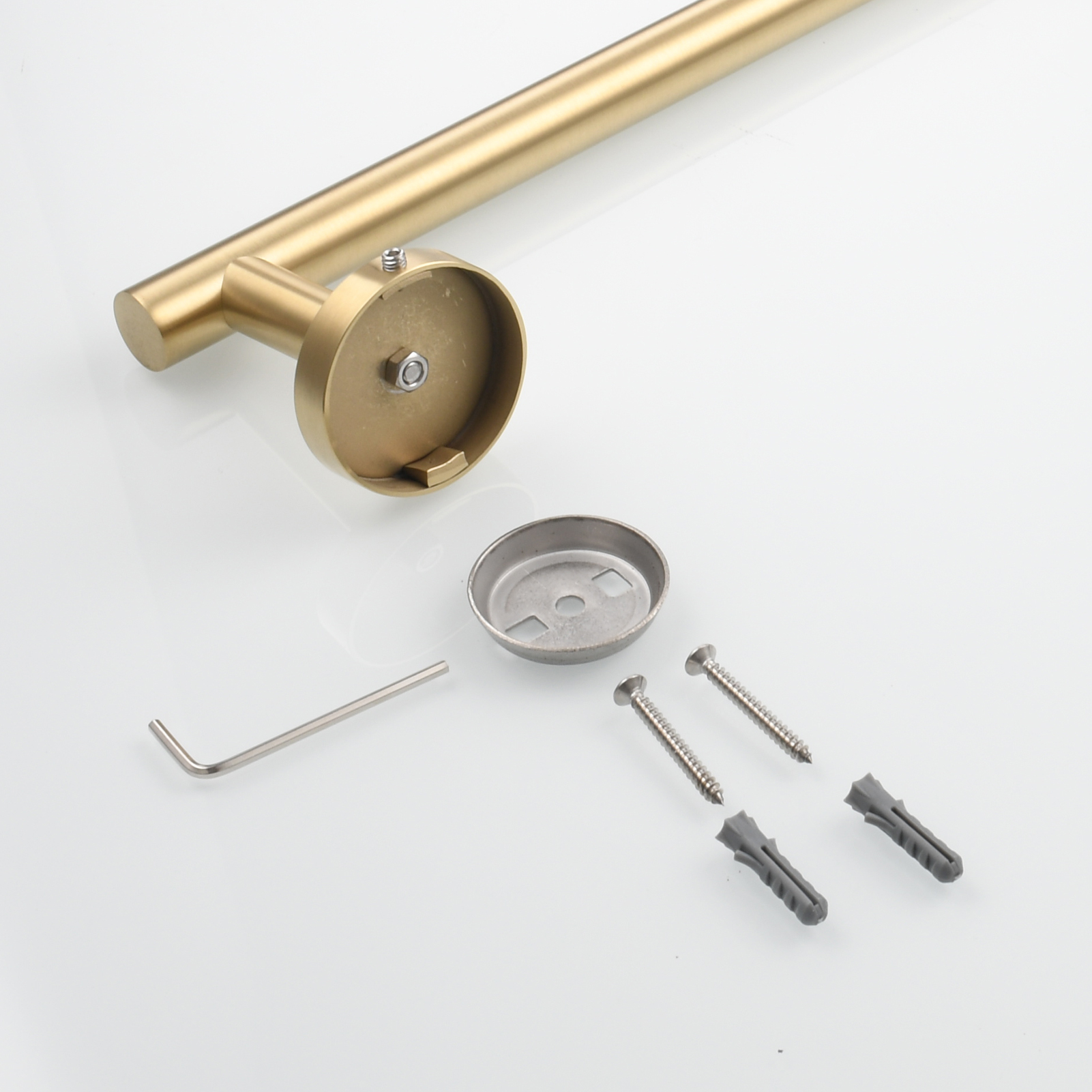 Tecmolog Wall Mount Paper Holder Rack,Bathroom Toilet Roll Paper Holder with Drilling Installation