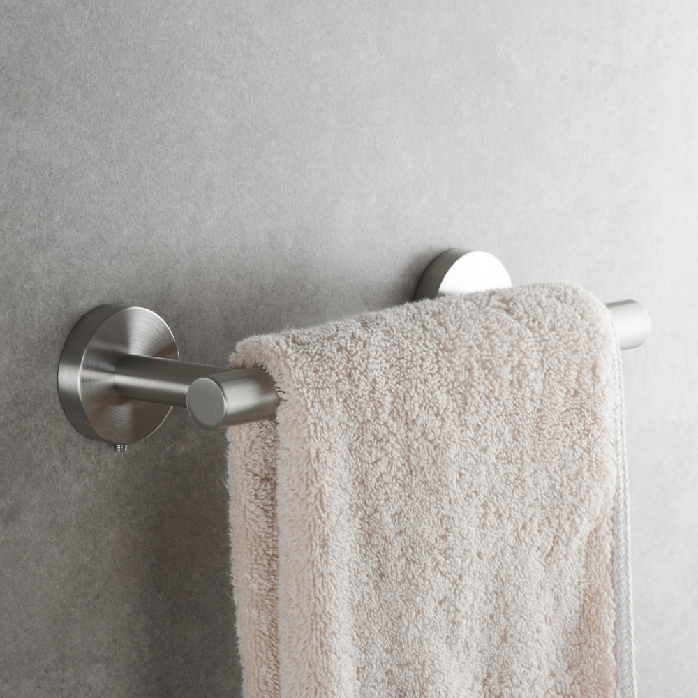 Tecmolog Wall Mount Paper Holder Rack,Bathroom Toilet Roll Paper Holder with Drilling Installation