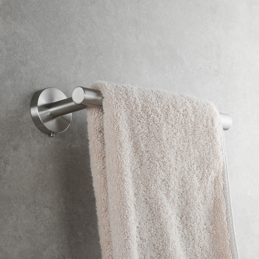 Tecmolog Wall Mount Paper Holder Rack,Bathroom Toilet Roll Paper Holder with Drilling Installation