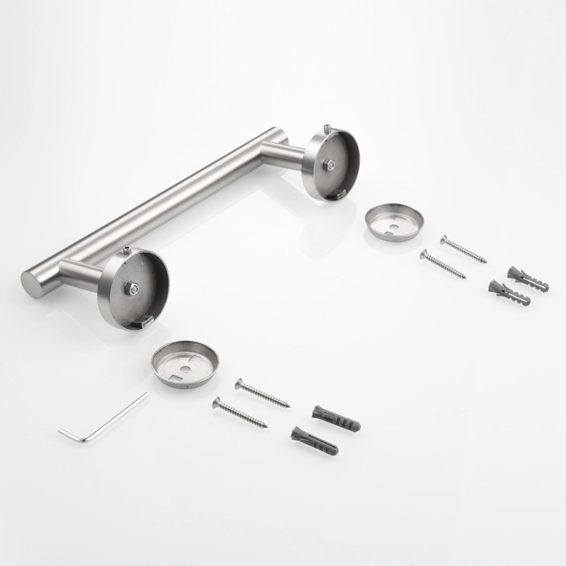 Tecmolog Wall Mount Paper Holder Rack,Bathroom Toilet Roll Paper Holder with Drilling Installation