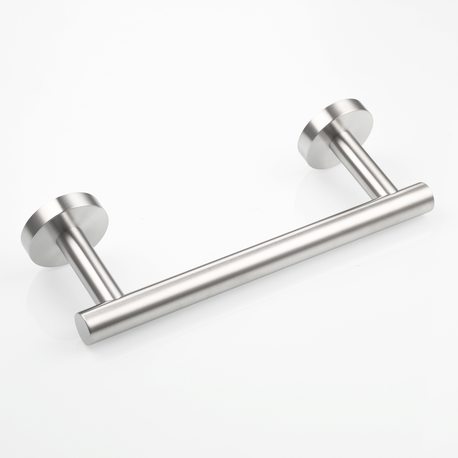 Tecmolog Wall Mount Paper Holder Rack,Bathroom Toilet Roll Paper Holder with Drilling Installation