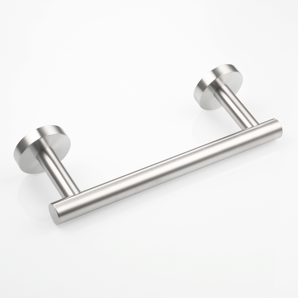 Tecmolog Wall Mount Paper Holder Rack,Bathroom Toilet Roll Paper Holder with Drilling Installation