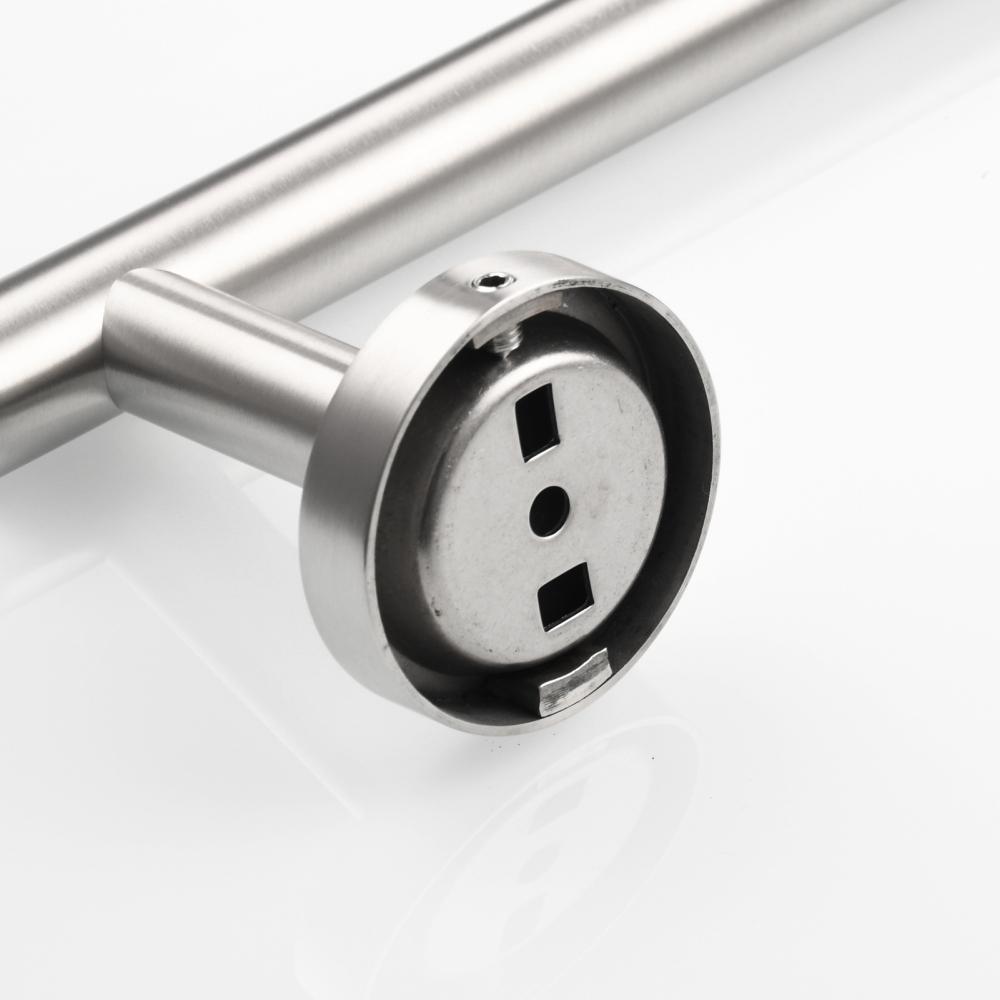 Tecmolog Wall Mount Paper Holder Rack,Bathroom Toilet Roll Paper Holder with Drilling Installation