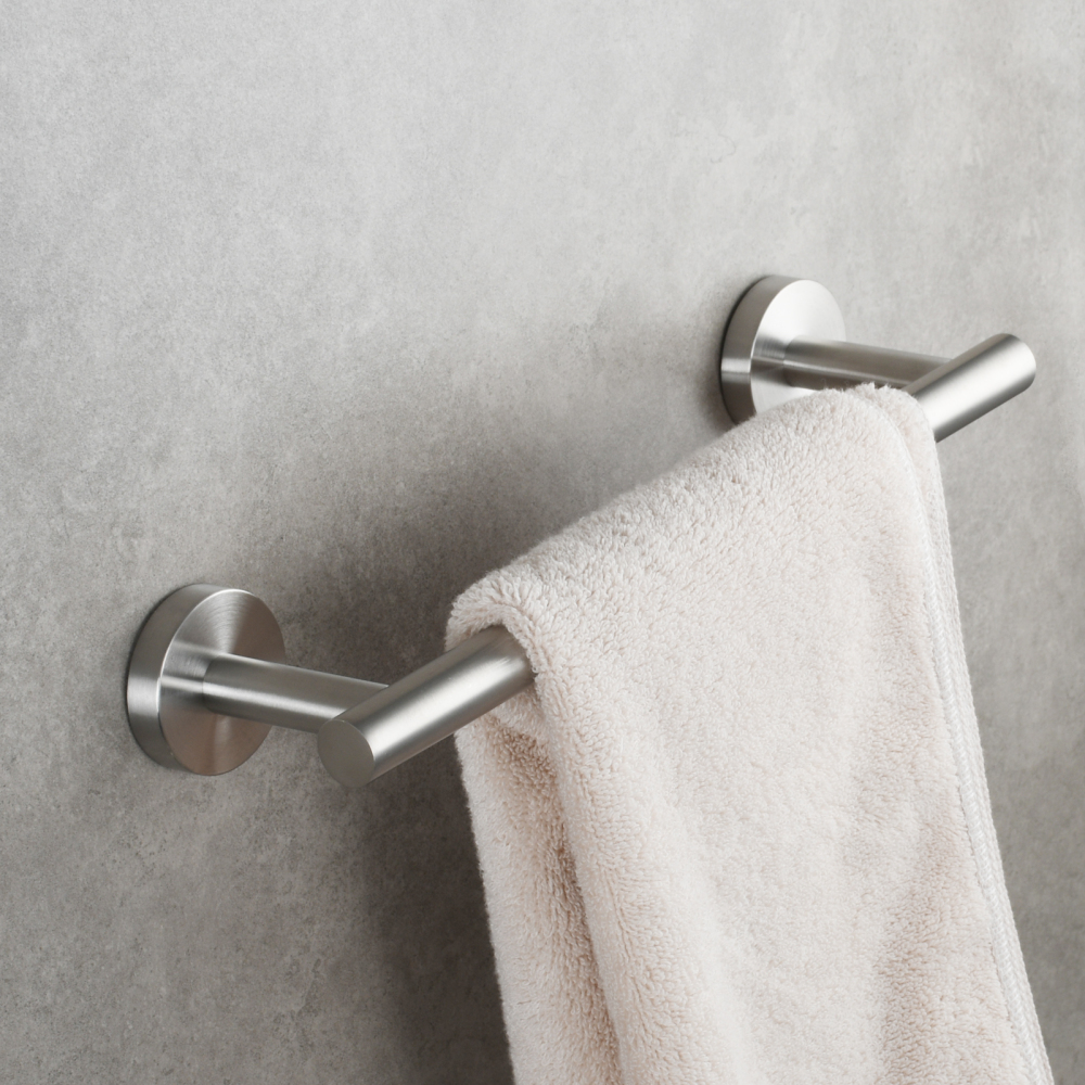 Tecmolog Wall Mount Paper Holder Rack,Bathroom Toilet Roll Paper Holder with Drilling Installation