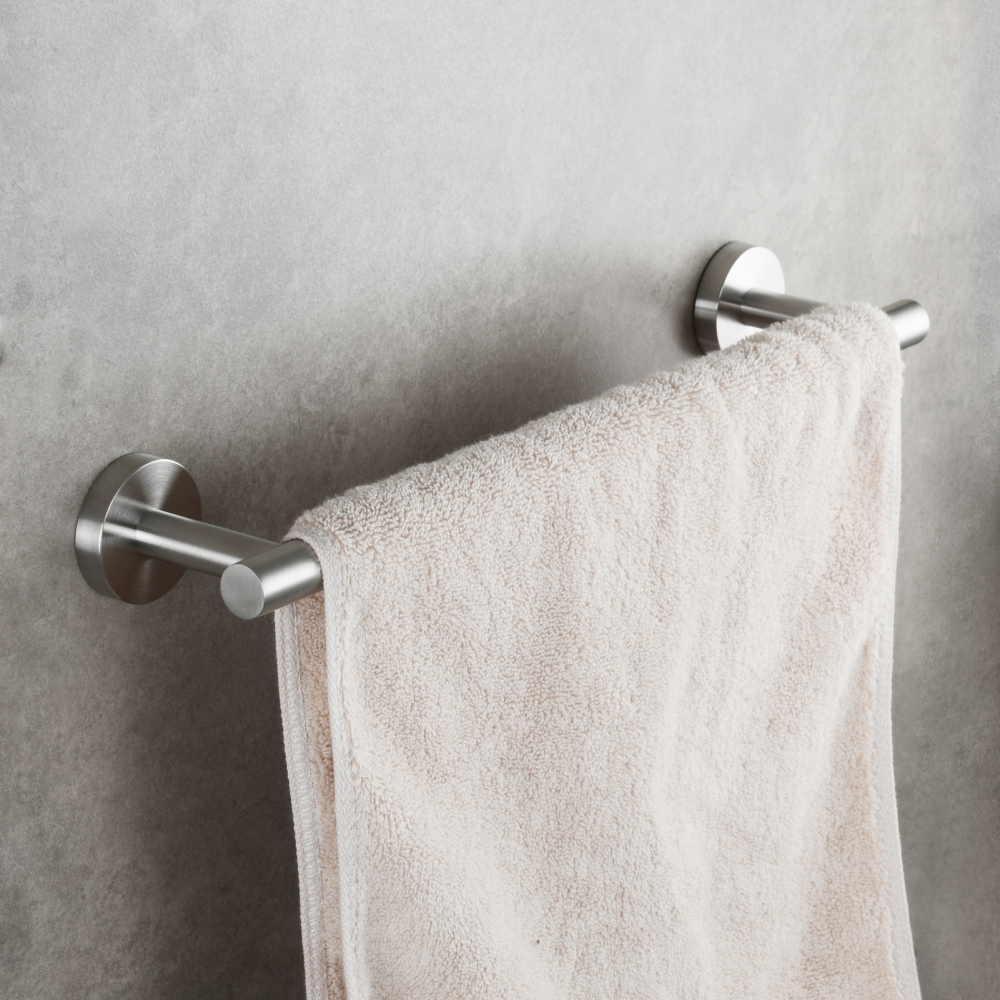 Tecmolog Wall Mount Paper Holder Rack,Bathroom Toilet Roll Paper Holder with Drilling Installation