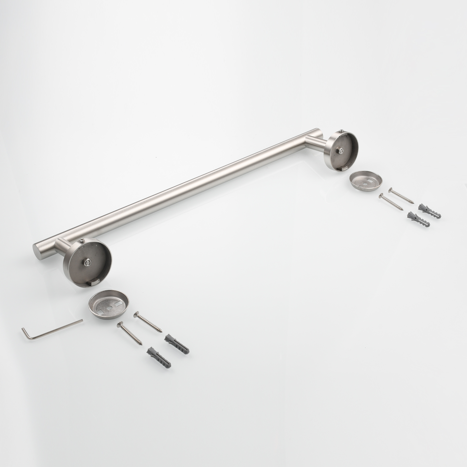 Tecmolog Wall Mount Paper Holder Rack,Bathroom Toilet Roll Paper Holder with Drilling Installation