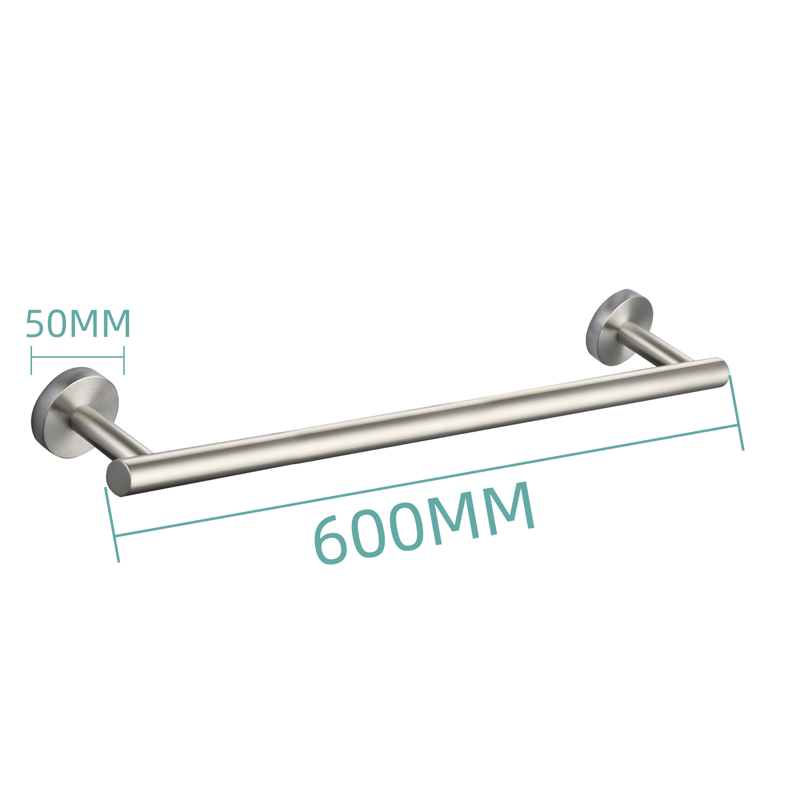 Tecmolog Wall Mount Paper Towel Holder Rack,Bathroom Toilet Roll Paper Holder with Drilling Installation