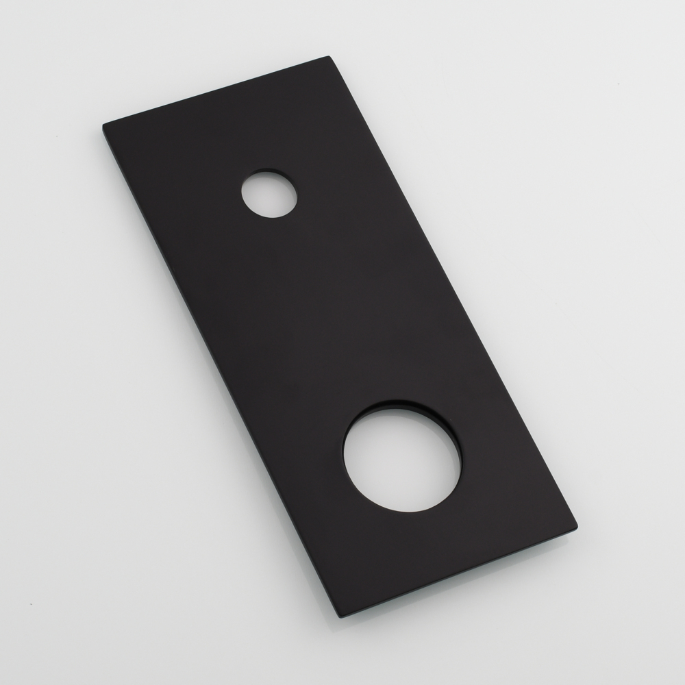 Tecmolog Wall Mount and Black Vessel Bathroom Faucet, 360°Swivel Brass Basin Mixer Tap and Rough in Valve Included BB6083C