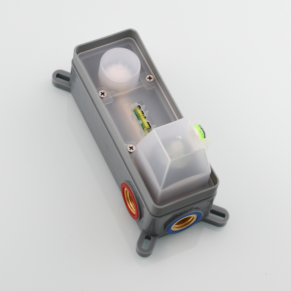 Tecmolog Wall Mount and Black Vessel Bathroom Faucet, 360°Swivel Brass Basin Mixer Tap and Rough in Valve Included BB6083C