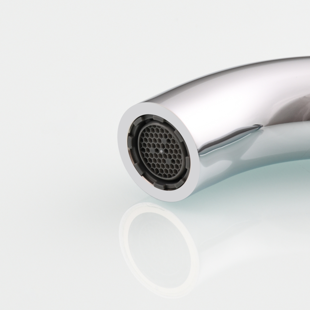 Tecmolog Wall Mount and Black Vessel Bathroom Faucet, 360°Swivel Brass Basin Mixer Tap and Rough in Valve Included BB6083C