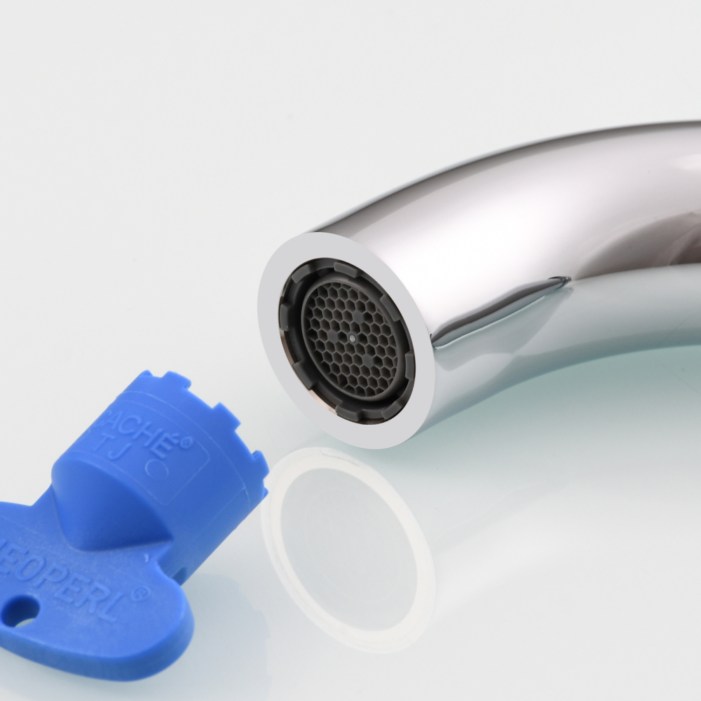 Tecmolog Wall Mount and Black Vessel Bathroom Faucet, 360°Swivel Brass Basin Mixer Tap and Rough in Valve Included BB6083C