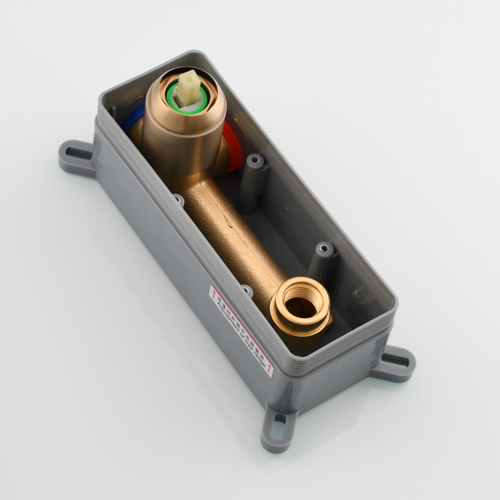 Tecmolog Wall Mount and Black Vessel Bathroom Faucet, 360°Swivel Brass Basin Mixer Tap and Rough in Valve Included BB6083C