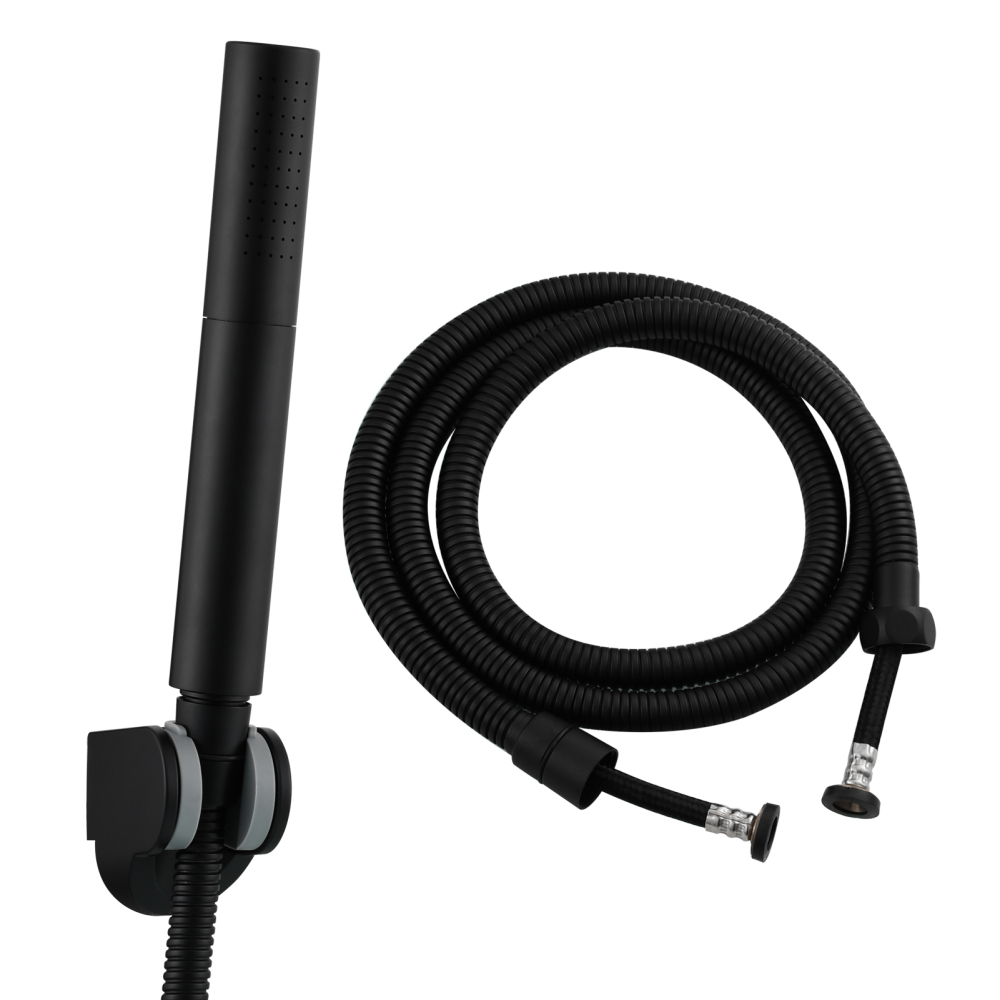 Tecmolog Brass Hand Held Shower Wand 2 Functions High Pressure Shower Head for Bathroom,Chrome,BS159