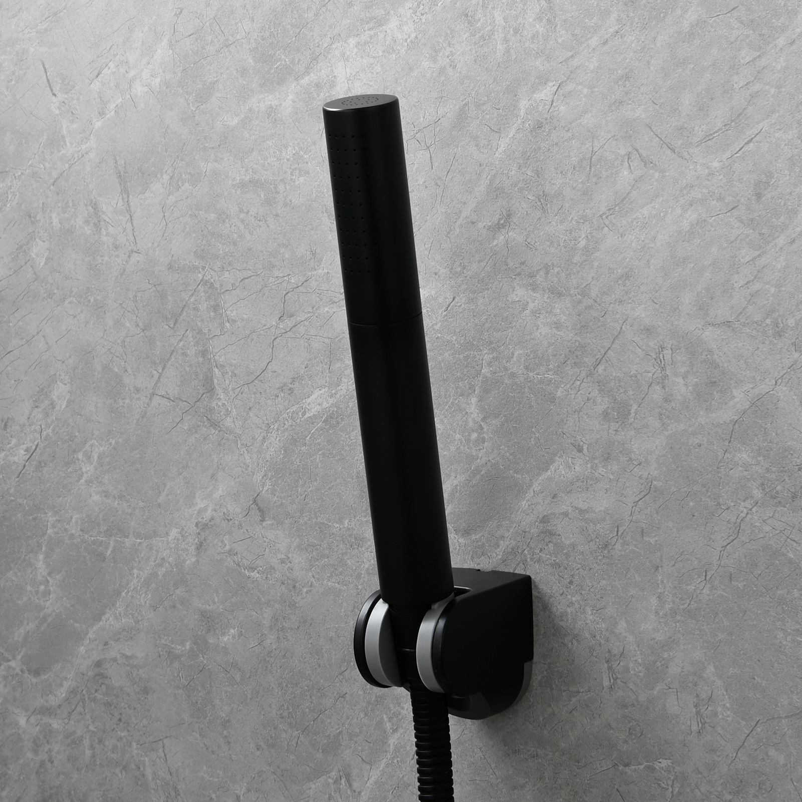 Tecmolog Brass Hand Held Shower Wand 2 Functions High Pressure Shower Head for Bathroom,Chrome,BS159