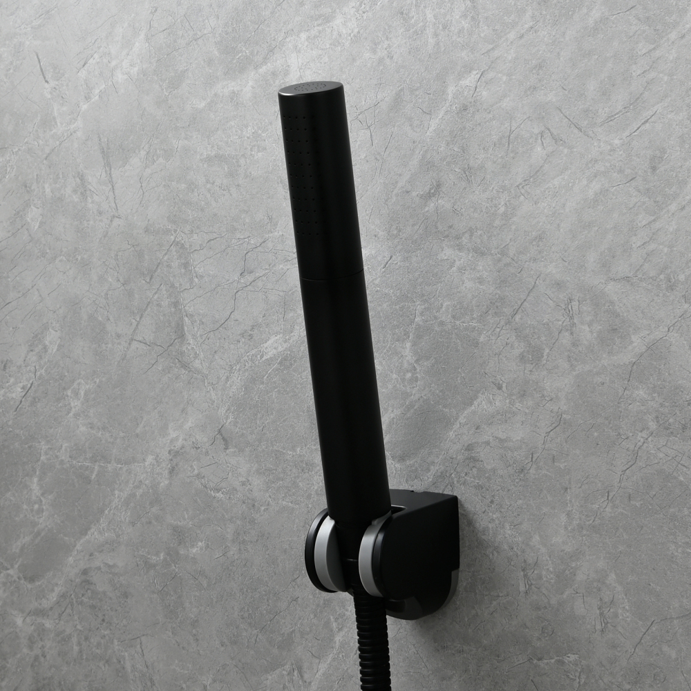 Tecmolog Brass Hand Held Shower Wand 2 Functions High Pressure Shower Head for Bathroom,Chrome,BS159